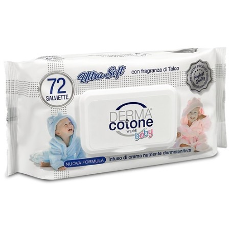 Da. Ma. Distribuzione Dermacotone Baby Salviettine Con Infuso Di Crema 72 Pezzi