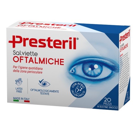 Corman Salviette Oftalmiche Presteril 20 Pezzi