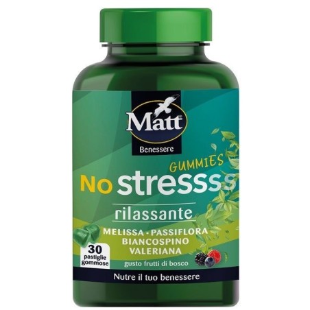 A&d Gruppo Alimentare Dietetico Matt No Stress Gummies 30 Pastiglie Gommose