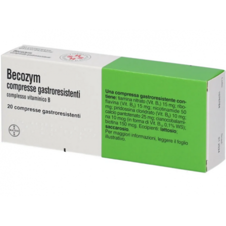 Becozym 20 Compresse Gastroresistenti Becozym 20 Compresse Gastroresistenti