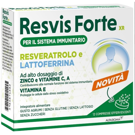 confezione 12 bustine resvis forte xr
