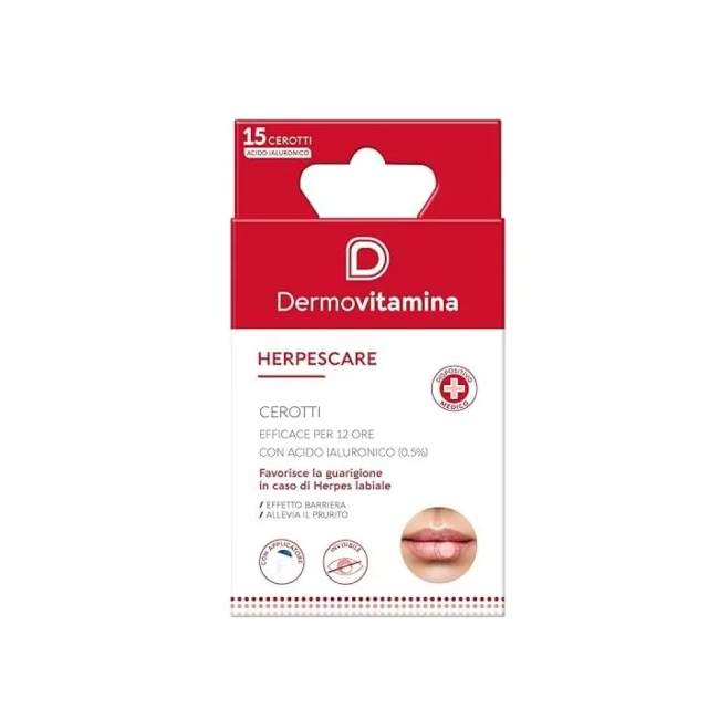 Pasquali Cerotti Con Acido Ialuronico 0,5% Dermovitamina Herpescare 15 Pezzi