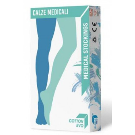 Gloria Med Gloriamed Cotton 262 Evo Tutta Coscia Autoreggente Corto Max Beige Misura Small 1 Paio