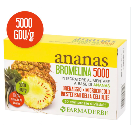 Farmaderbe Ananas Bromelina 5000 30 Compresse