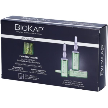 Bios Line Biokap Anticaduta Rinforzante Tricobiotic 12 Fiale Da 7 Ml