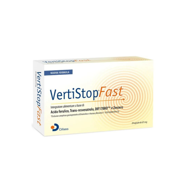 Difass International Vertistop Fast 20 Capsule Da 675 Mg