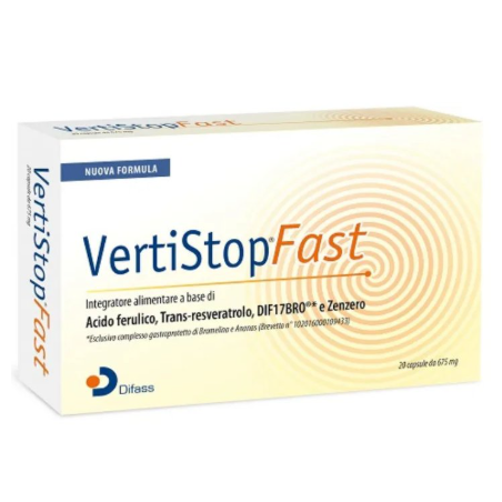 Difass International Vertistop Fast 20 Capsule Da 675 Mg