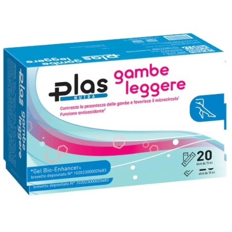 Plas Pharma Plas Gambe Leggere 20 Stick Pack
