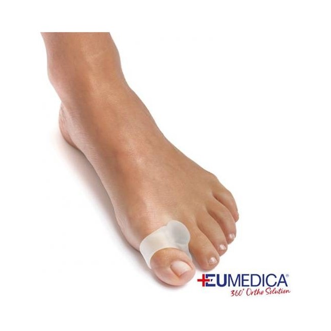 Eumedica Divaricatore Gel Toe Spreader Con Anello Di Fissaggio Al Secondo Dito M