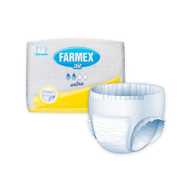 Svas Biosana Pannolone A Mutandina Per Incontinenza Adulti Farmex Premium Air Dermo Extra Taglia Large 15 Pezzi