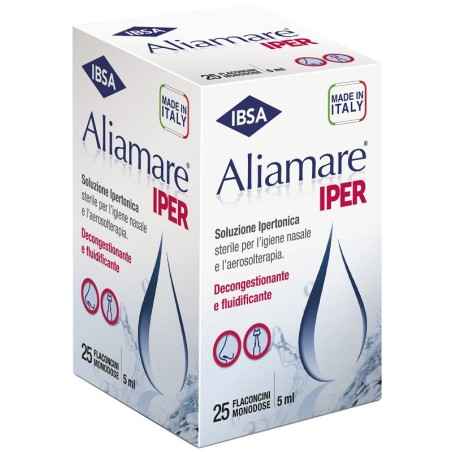 25 Flaconcini Ipertonici Da 5 Ml Aliamare 25 Flaconcini Ipertonici Da 5 Ml Aliamare