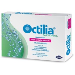 Confezione da 10 flaconcini di Gocce Oculari Monodose da Octilia Natural