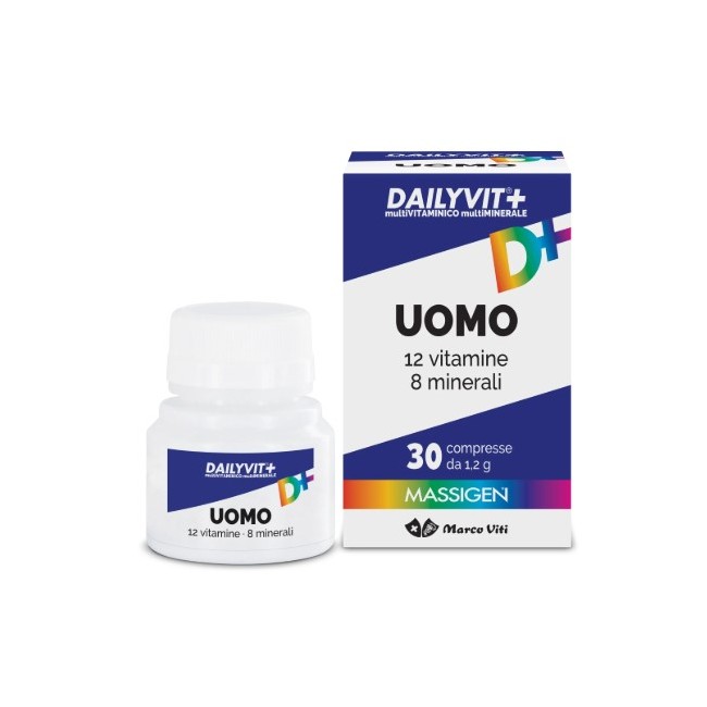 Barattolo da 30 compresse rivestite di Massigen Dailyvit