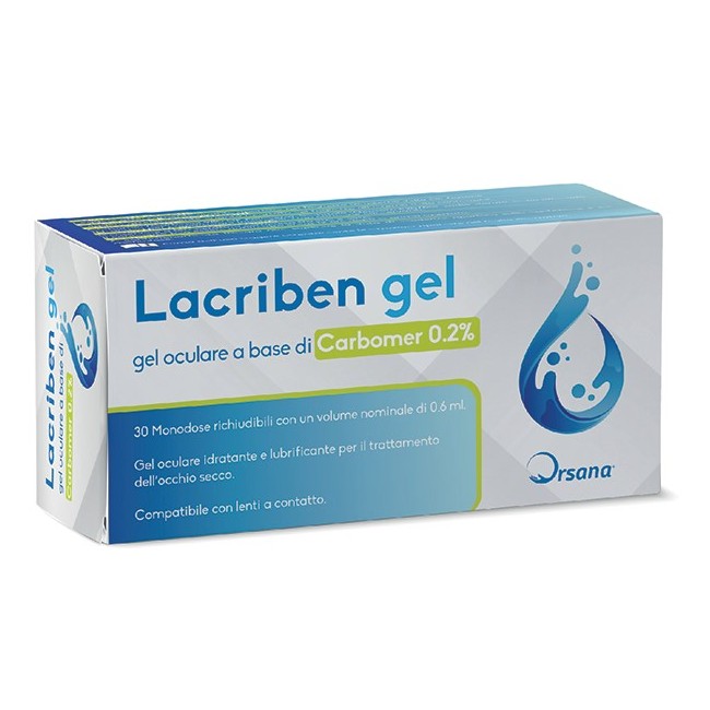 Orsana Lacriben Gel Oculare 30 Fiale Monodose Da 0,6 Ml