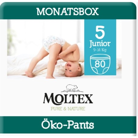 Moltex Pure&nature Pants Junior Taglia 5 9-14 Kg 20 Pezzi