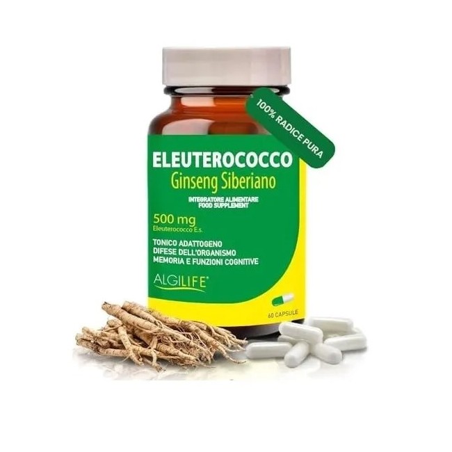 Algilife Eleuterococco 500mg 60 Capsule Da 550 Mg