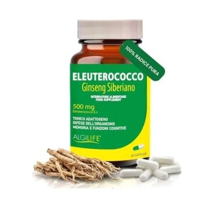 Algilife Eleuterococco 500mg 60 Capsule Da 550 Mg