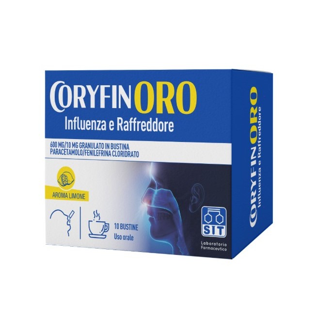 Sit Laboratorio Farmaceutico Coryfinoro Influenza E Raffreddore 600 Mg/10 Mg Granulato In Bustina Paracetamolo/fenilefrina Clori
