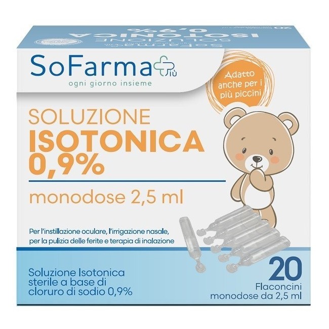 So. Farma. Morra Soluzione Salina 0,9% 20 Flaconi 2,5 Ml Sofarmapiu'