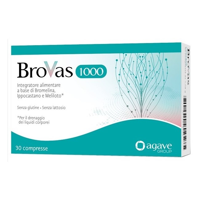 Agave Farmaceutici Brovas 1000 30 Compresse