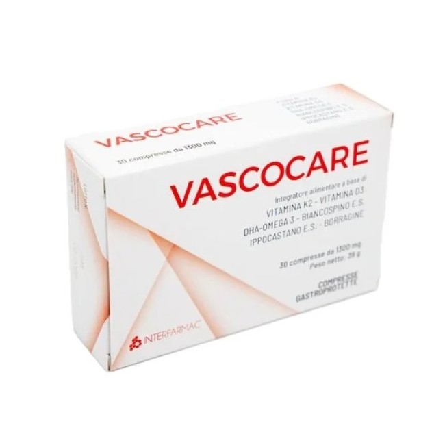 Interfarmac Vascocare 30 Compresse Gastroprotette