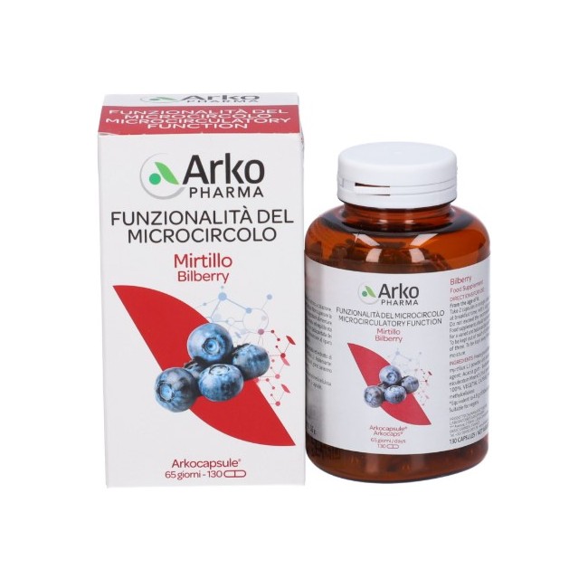 Arkopharma Arkocapsule Funzionalita' Microcircolo Mirtillo 130 Capsule