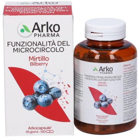 Arkopharma Arkocapsule Funzionalita' Microcircolo Mirtillo 130 Capsule