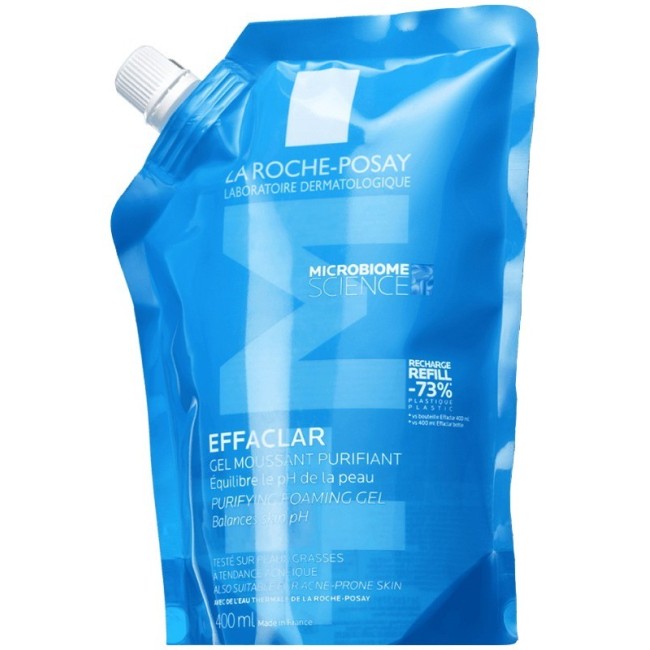 La Roche-posay Effaclar Gel Detergente Refill 400 Ml