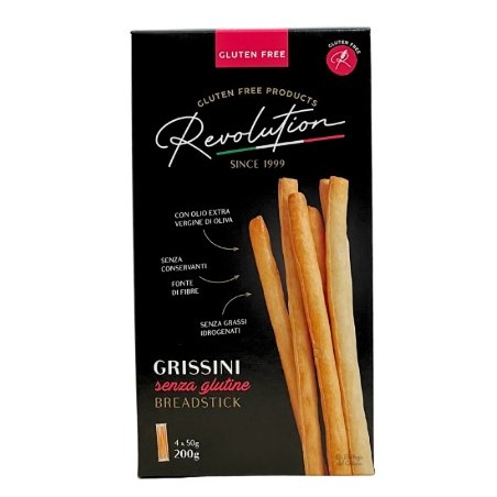 Revolution Grissini 4 Confezioni Da 50 G