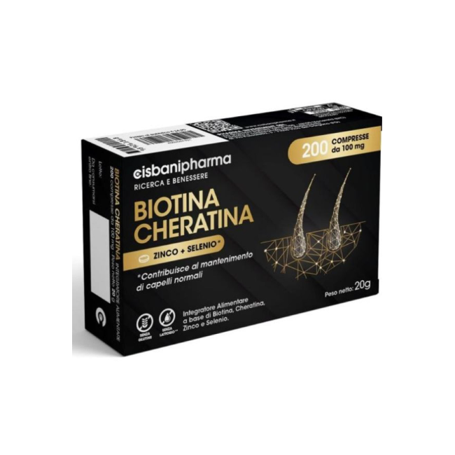 Pharma Investment Biotina Cheratina 200 Compresse Cisbani Pharma