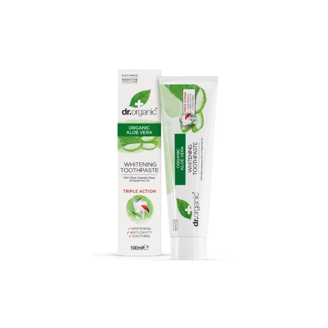 Dr. Organic Group Limited Aloedent Whitening Dentifricio 100 Ml