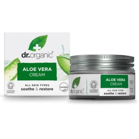 Dr. Organic Group Limited Dr O Aloe Vera Crema Viso 50 Ml