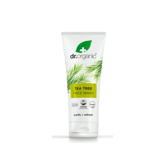 Dr. Organic Group Limited Dr O Tea Tree Detergente Viso 200 Ml