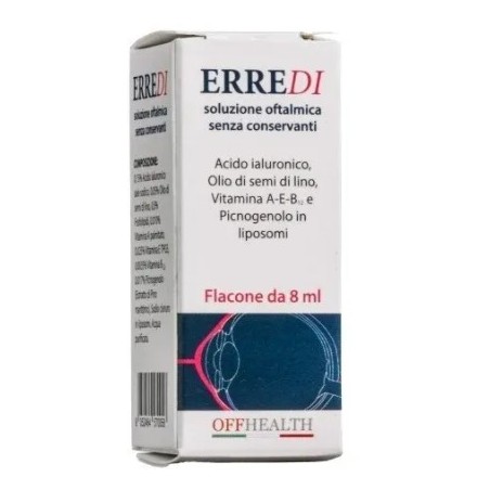 Offhealth Soluzione Oftalmica Erredi Senza Conservanti 10 Ml