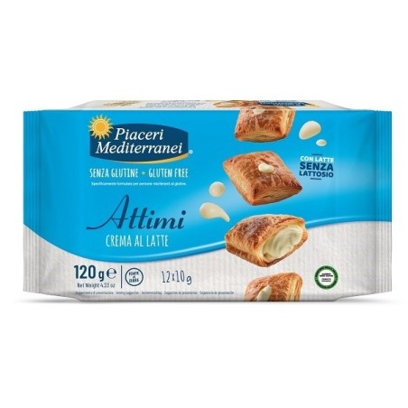 Eurospital Piaceri Mediterranei Attimi Crema Al Latte 12 Pezzi Da 10 G