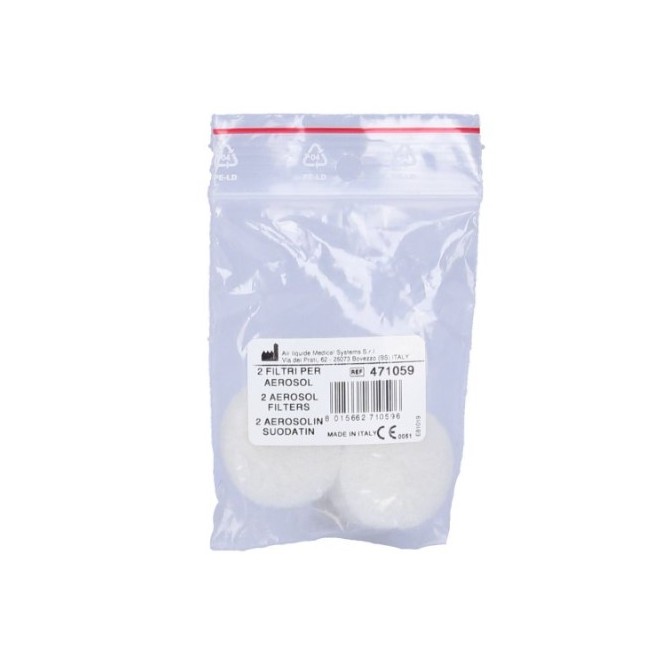 Air Liquide Filtro Aria Per Aerosol 2 Pezzi