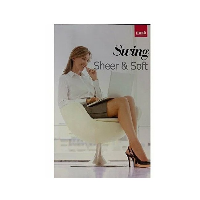 Medi Calza Autoreggente Preventiva Sheer & Soft 7005sfa 14mmhg Naturale 4