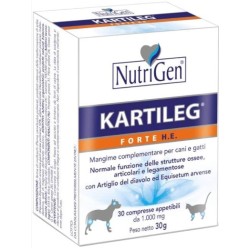 Nutrigen Italia Kartileg Adult Forte 30 Compresse Appetibili Nutrigen