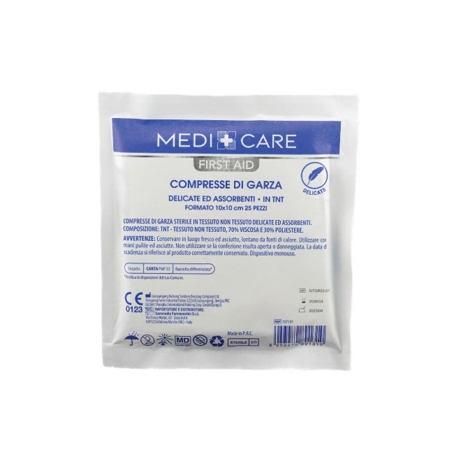 Gammadis Farmaceutici Garza Tnt 10x10 Cm 25 Pezzi