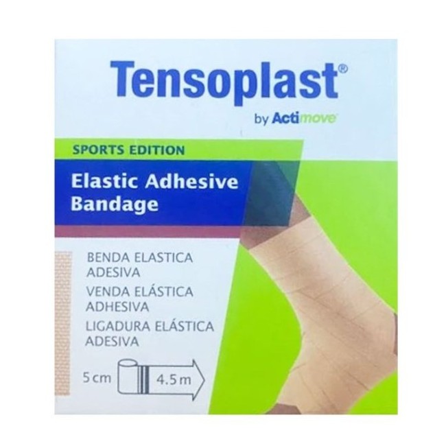 Essity Benda Elastica Actimove Tensoplast Autoadesiva Con Ossido Di Zinco 5 Cm X 4, 5 M