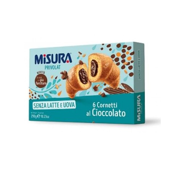 Colussi Misura Cornetti Privolat Cioccolato Senza Latte E Senza Uova 290 G