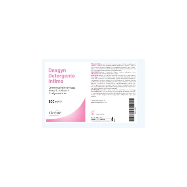 Cienne Distribuzione Deagyn Detergente Intimo 500 Ml