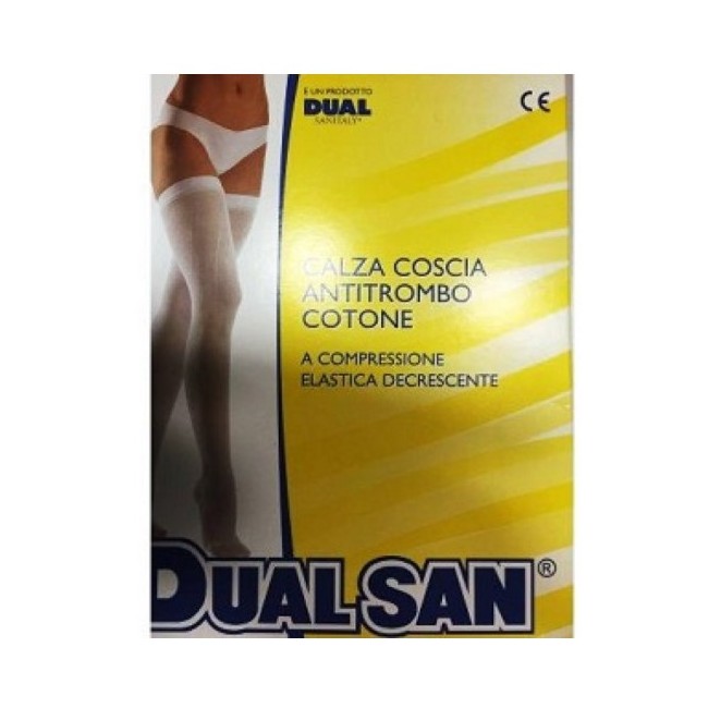 Dual Sanitaly Soc. Benefit Calza Coscia Dualsan Antitrombo Standard 2