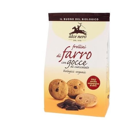 Alce Nero Frollino Di Farro Con Gocce Cioccolato Bio 300 G