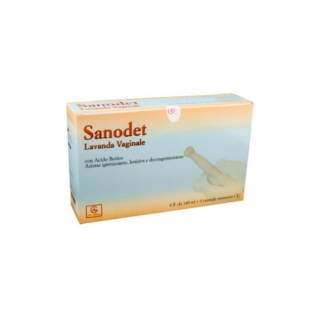 Abbate A&v Pharma Sanodet Lavanda Vaginale 4 Flaconi 140 Ml