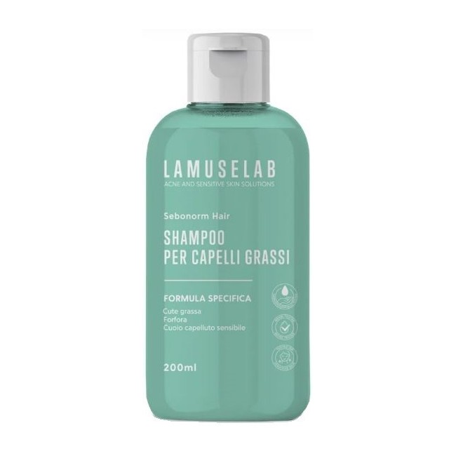 Lamuselab Sebonorm Hair Shampoo Per Capelli Grassi 200 Ml