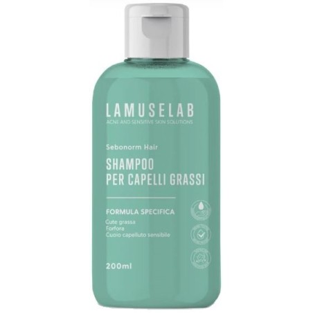 Lamuselab Sebonorm Hair Shampoo Per Capelli Grassi 200 Ml