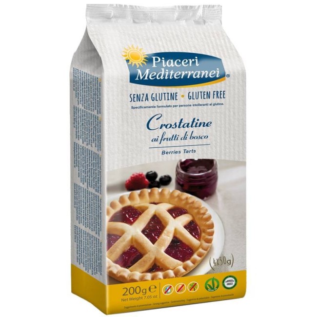 Eurospital Piaceri Medit Crostatina Frutti Di Bosco 4 Pezzi 50 G