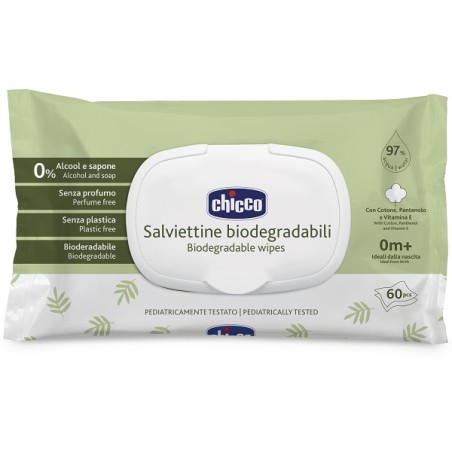 Chicco Salviette Bio 60 Pezzi Plaque