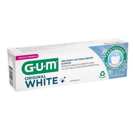 Sunstar Gum Original White Dentifricio Sbiancante 75 Ml Nuova Formula Sunstar Gum Original White Dentifricio Sbiancante 75 Ml Nuova Formula
